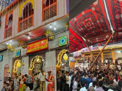 देऊळगाव राजा: लक्ष्मी रमण गोविंदा च्या जयघोषात उभारला लाटामंडप उत्सव