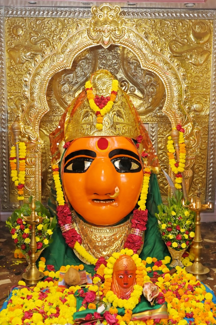 सोमठाणा येथील प्रसिद्ध श्री रेणुकादेवी 