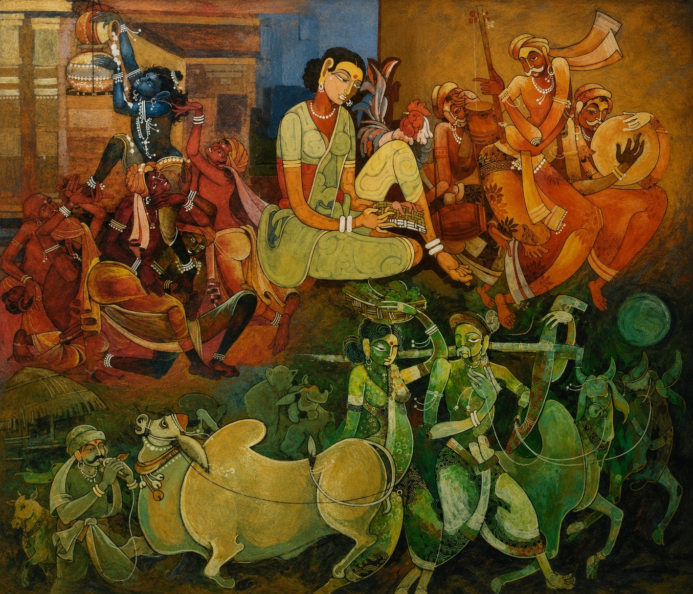  कलाकृतींमुळे संपूर्ण परिसरात त्यांचे कौतुक
