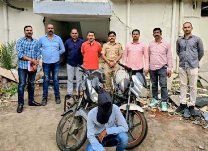 जालना :मोटारसायकल चोरट्याला केले जेरबंद