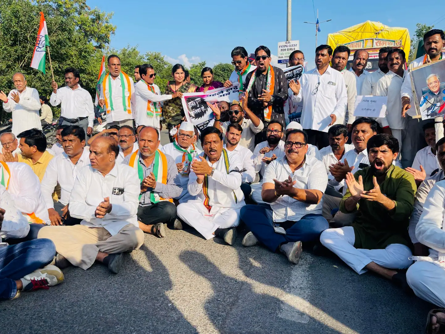 मुख्य निवडणूक आयुक्ताविरोधात जालन्यात काॅंग्रेस आक्रमक